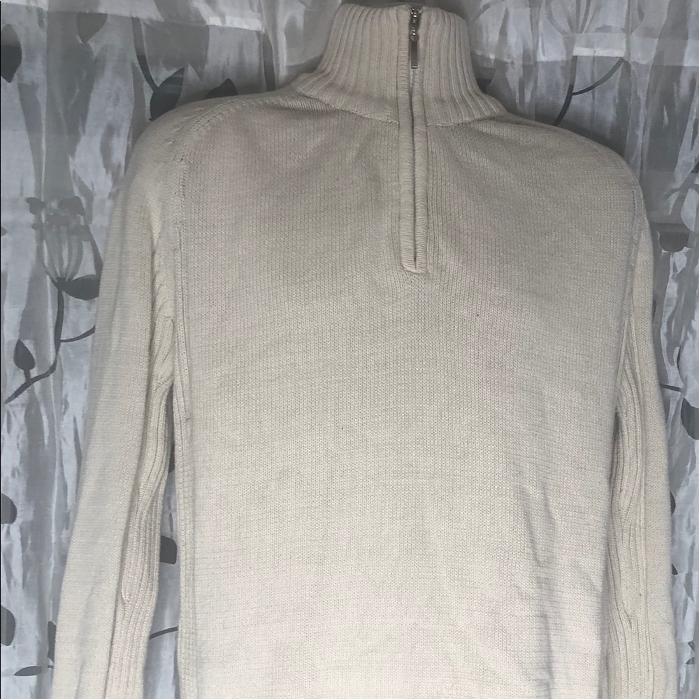 3/$150 Buffalo Knit 1/4 Zip Sweater Men’s XL Beige